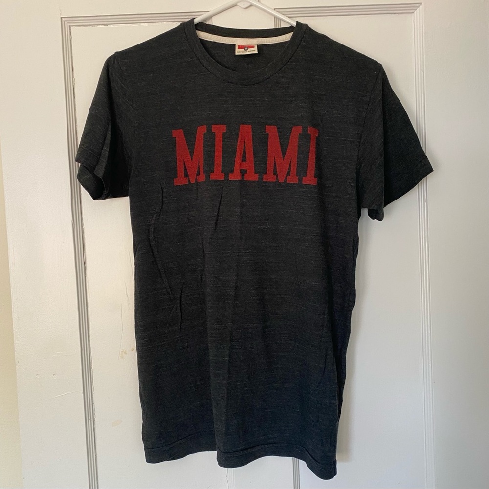 Homage “Miami University” T-Shirt, grey, size M